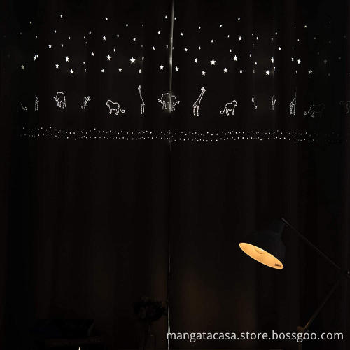 Children's Room Curtain with Animal